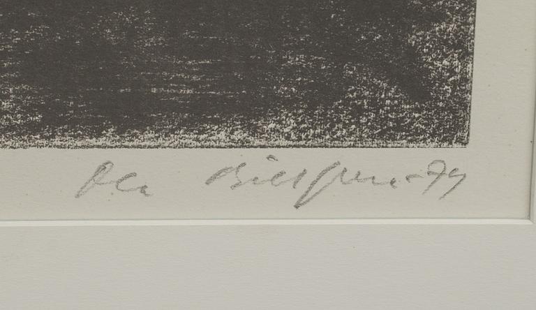 OLA BILLGREN, litografi.