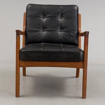 A 'Senator' easy chair by Ole Wanscher, France & Son.