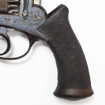 Slaglåsrevolver, brittisk  Deane, Adams & Deane. 1800-talets mitt.