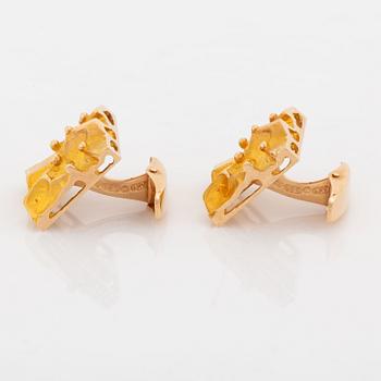 14K gold cufflinks, Finland.