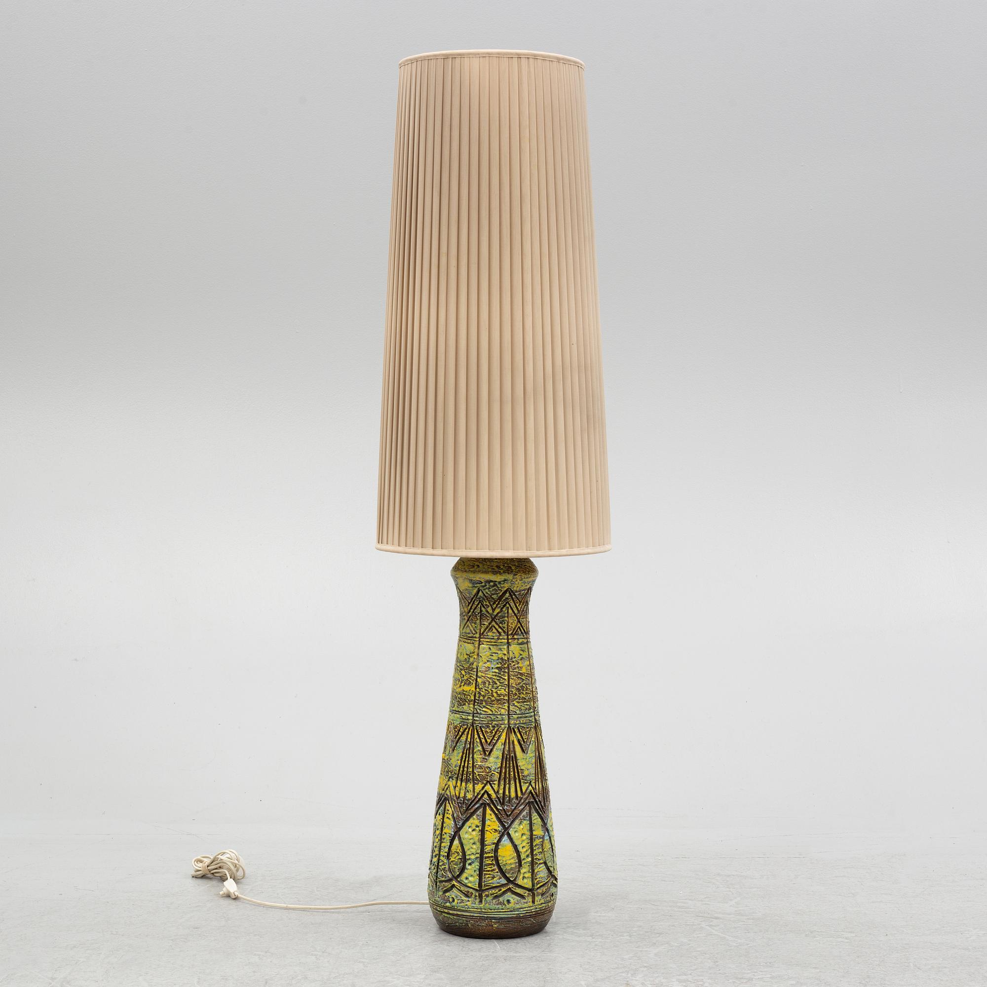 Golvlampa, Tilgmans Keramik, 1950/60-tal.