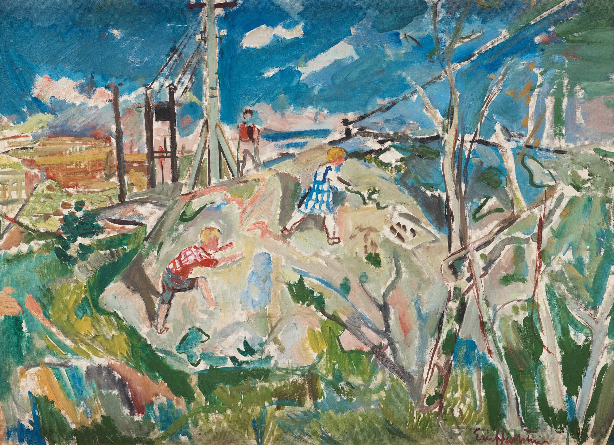 Eric Hallström, Children on the Mountain.