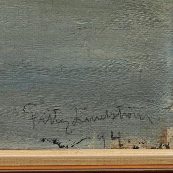 Fritz Lindström, Riddarfjärden.