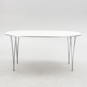 Bruno Mathsson & Piet Hein, a dining table, 'Superellips', Fritz Hansen, Denmark, 1988.