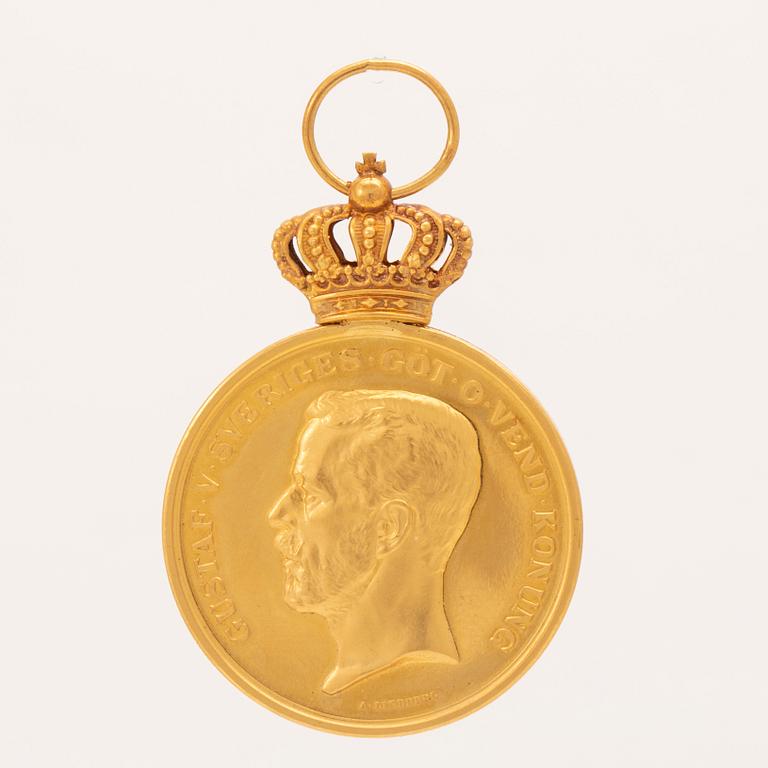 A Swedish gold medal, 1914.
