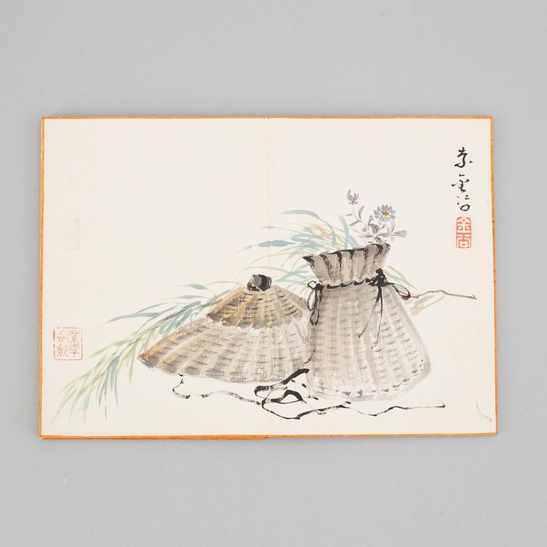 Four books, printed mostly in Japan, Meiji, late 19th century.