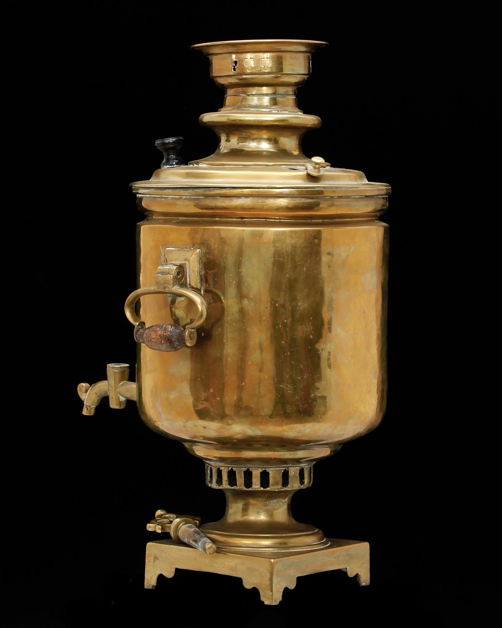 TESAMOVAR, mässing, Ryssland, 1800/1900-tal.