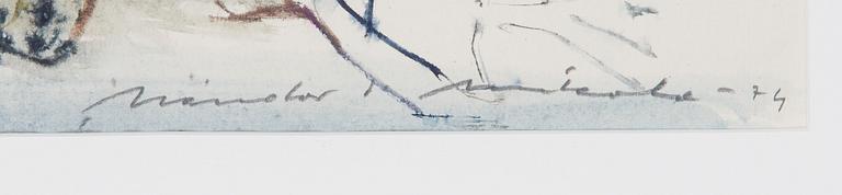 Nandor Mikola, Stilleben med svampar.