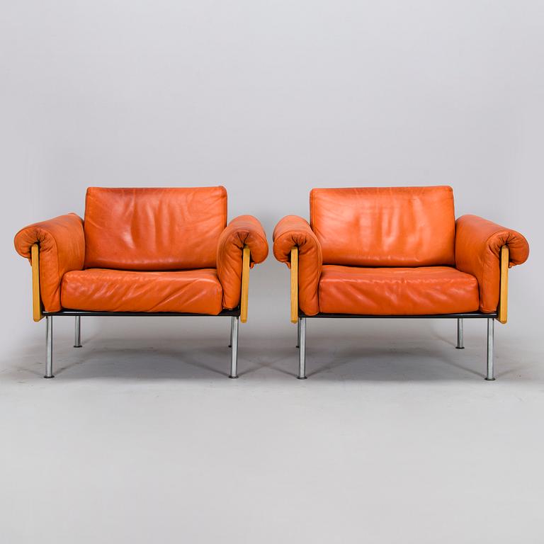 Yrjö Kukkapuro, A pair of late 1970s armchairs, 'Ateljee', made to order for Haimi.