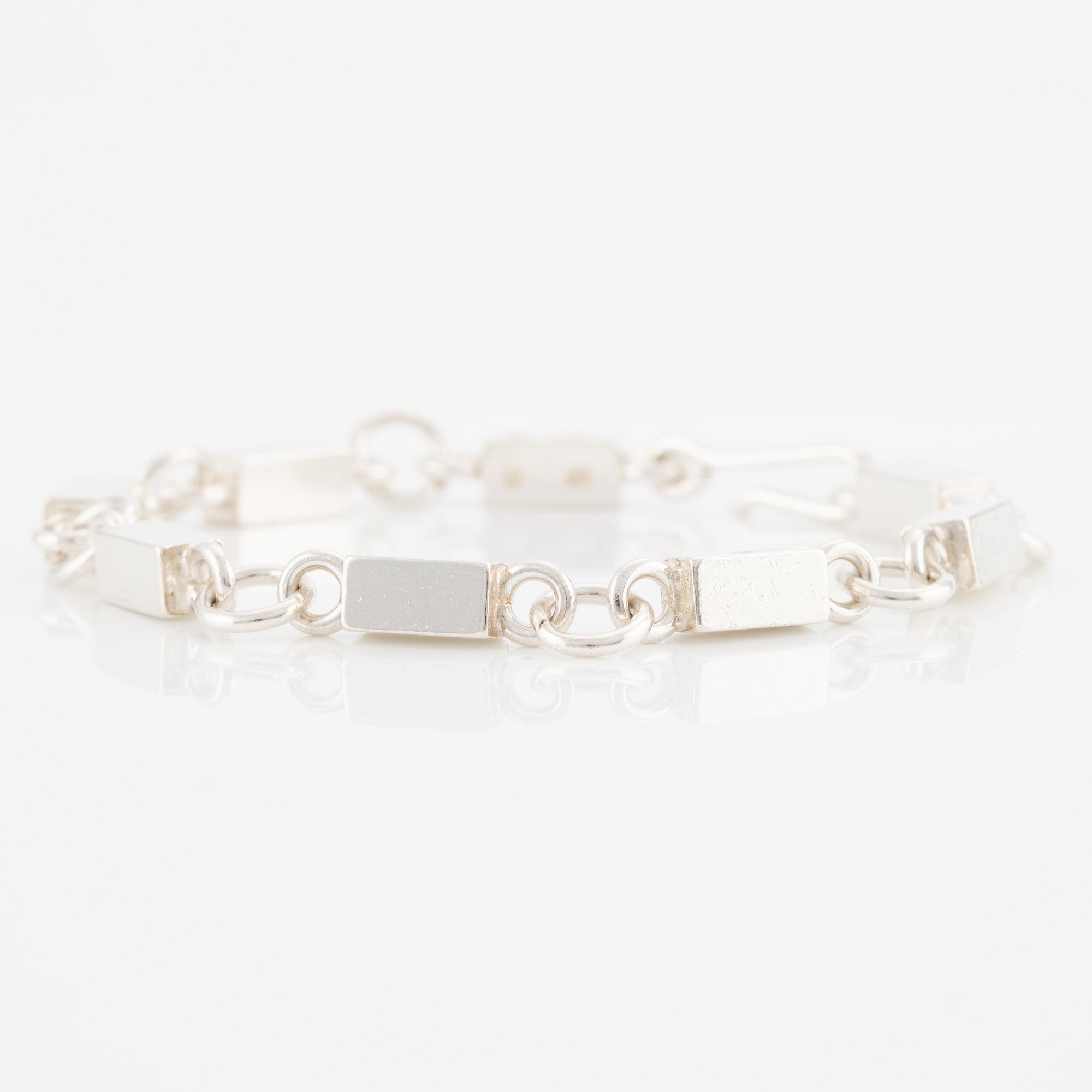 a bracelet, sterling silver, Lund 1968.
