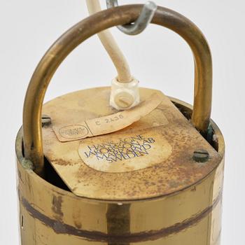 Hans-Agne Jakobsson, a rare ceiling lamp model "C 2438", Hans-Agne Jakobsson AB, Markaryd, ca. 1981-83.