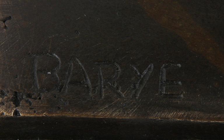 ANTOINE LOUIS BARYE, efter, skulptur, brons.