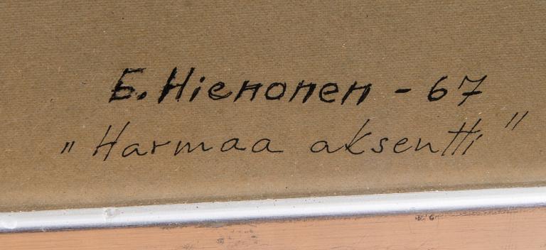 ERKKI HIENONEN, akavarell, signerad och daterad -67.