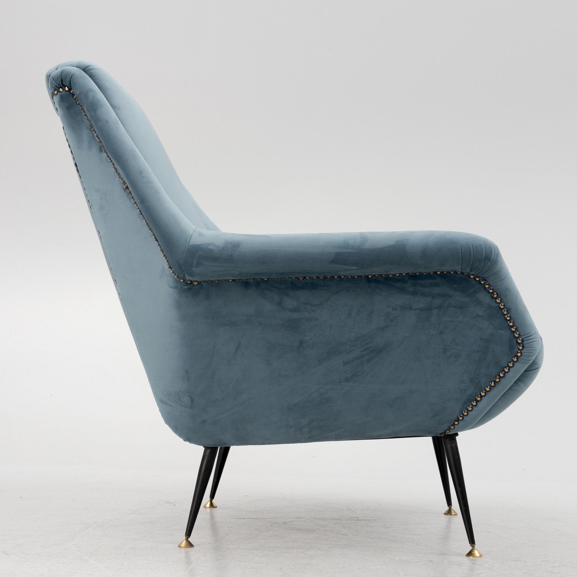 Gigi Radice, fåtölj, Minotti, Italien, 1950-tal.