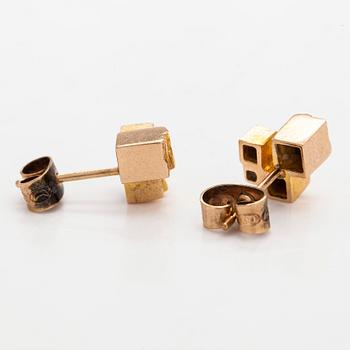 Björn Weckström, korvakorut, "Kultatorni", 14K kultaa, Lapponia.