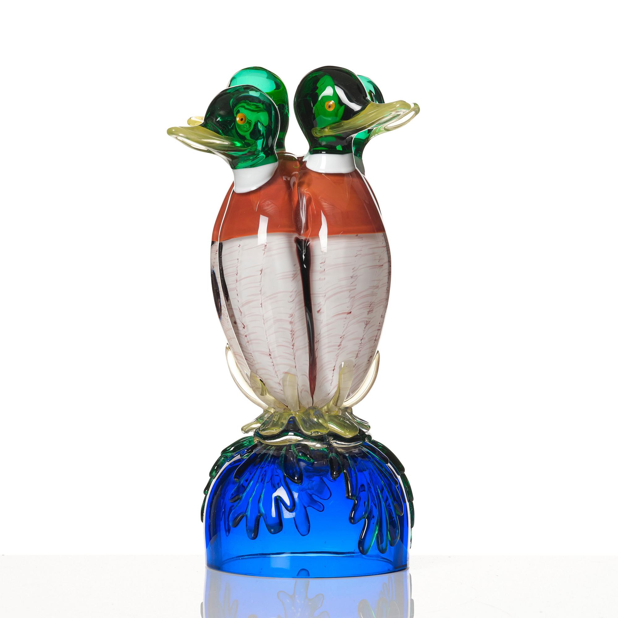 Ernst Billgren, "Väktare", skulptur, Berengo Studio, Murano 2000, ed. 2/6.