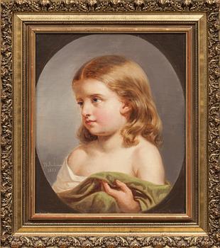 NILS ANDERSSON, olja på duk, signerad och daterad 1853.