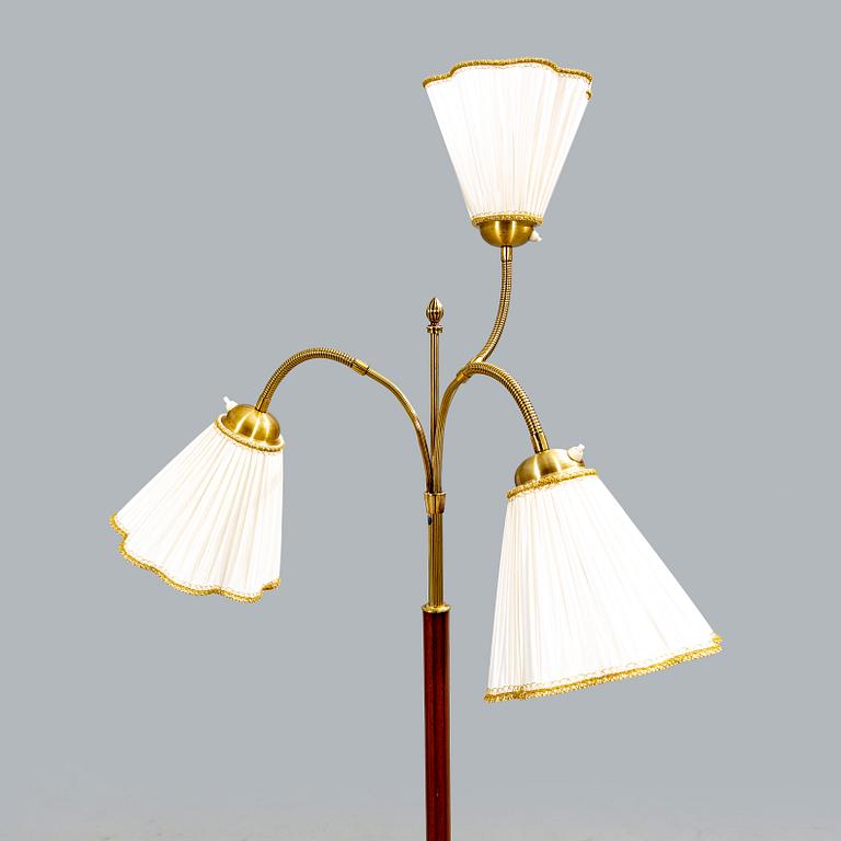 A floor lamp from AB Armaturhantverk Göteborg, middle of the 20th century.