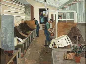 Sven Ljungberg, I växthuset.