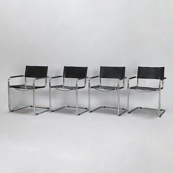 Four armchairs from 1980s.