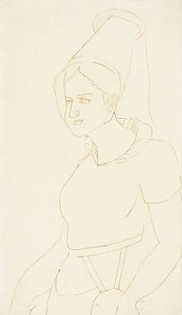 Ernst Josephson, Farmergirl from Brittany.