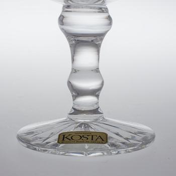 LIKÖRGLAS, 12 stycken, "Elvira Madigan", Kosta.