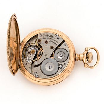 WALTHAM, pocketwatch, 50 mm, hunting case,