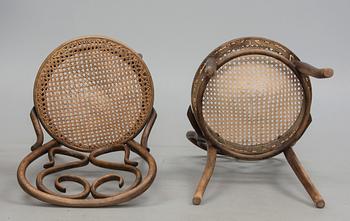 STOLAR, 2 st, troligen Thonet, 1900-talets början.