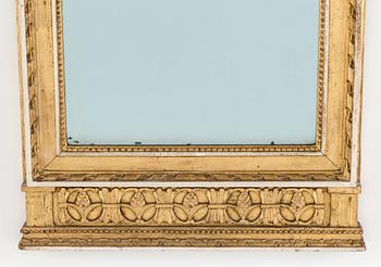 A late Gustavian late 18th century mirror.