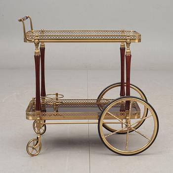 SERVERINGSVAGN, mässing, 1900-talets andra hälft.