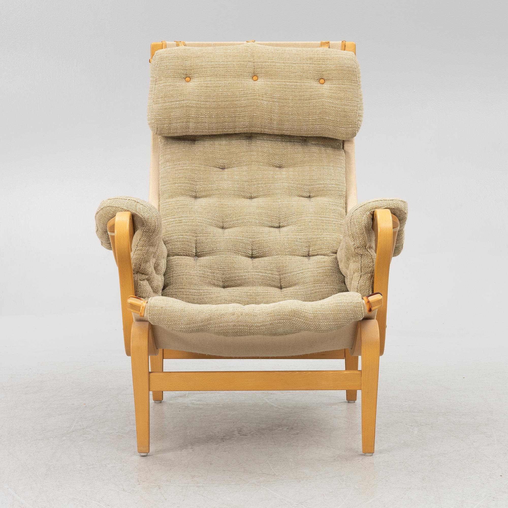 Bruno Mathsson, a  "Pernilla" armchair, Dux.