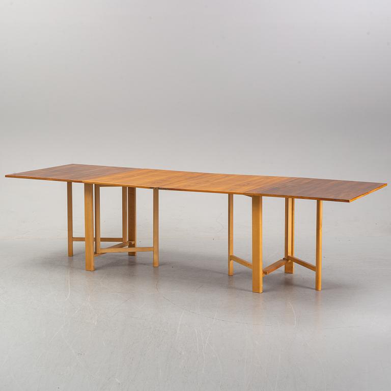A 'Maria Flap' gateleg table by Bruno Mathsson for Karl Mathsson, dated 1968.