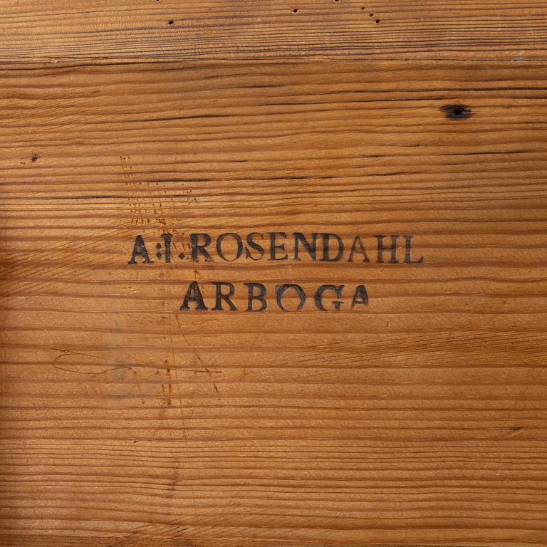 Fällbord, Anders Jacob Rosendahl (verksam i Arboga 1762-1836).