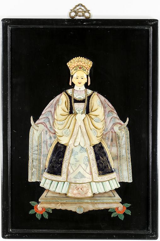 RELIEFER, 2 st, Kina, 1900-talets andra hälft.