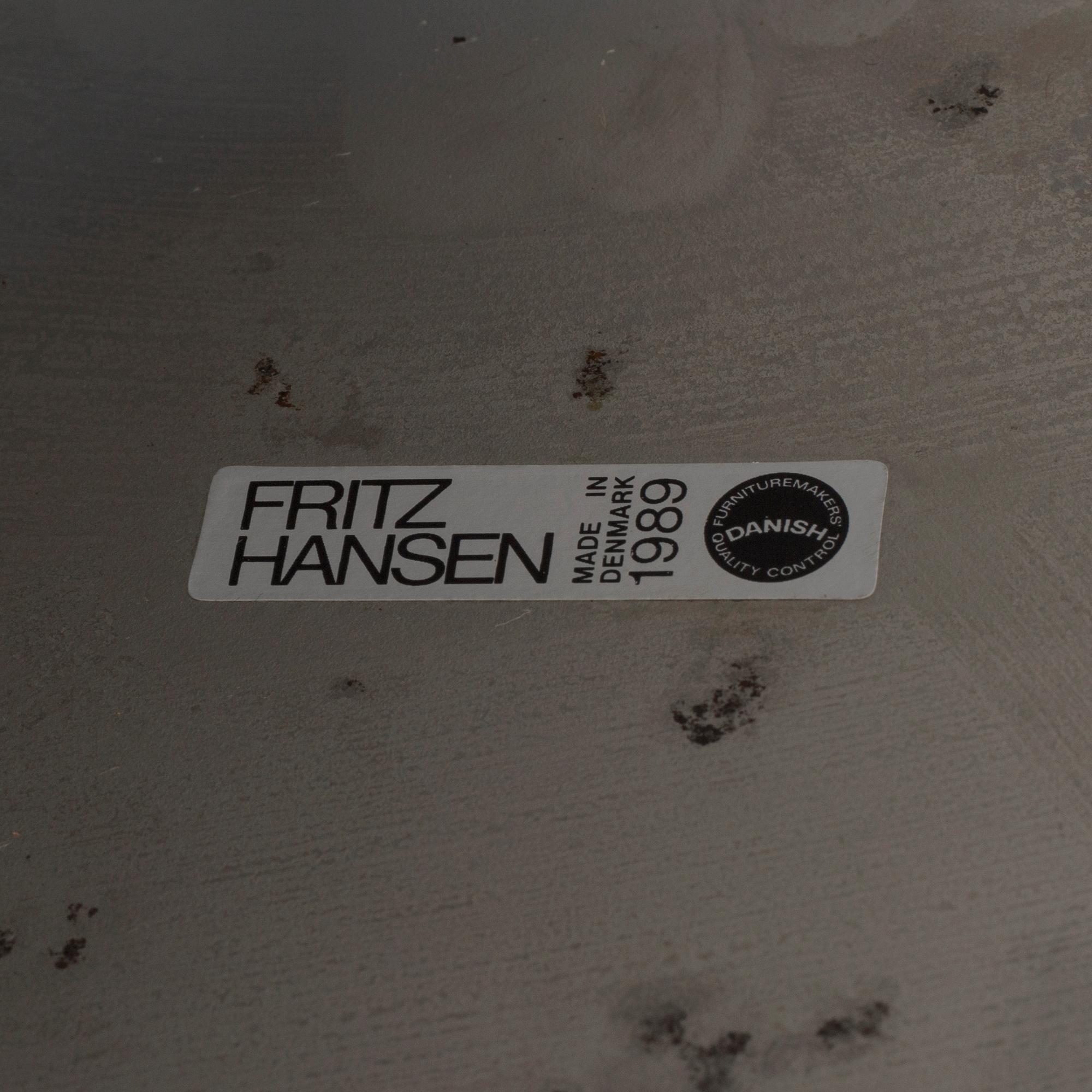 VERNER PANTON, PHILIPPE STARCK,  a set of two "Wire Cone" chairs and a table Fritz Hansen, late 20th century.