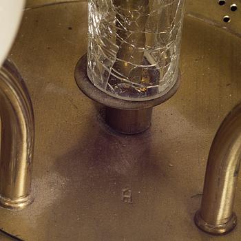 TAKLAMPA, 1940/1950-tal.  Tot. höjd 58 cm.