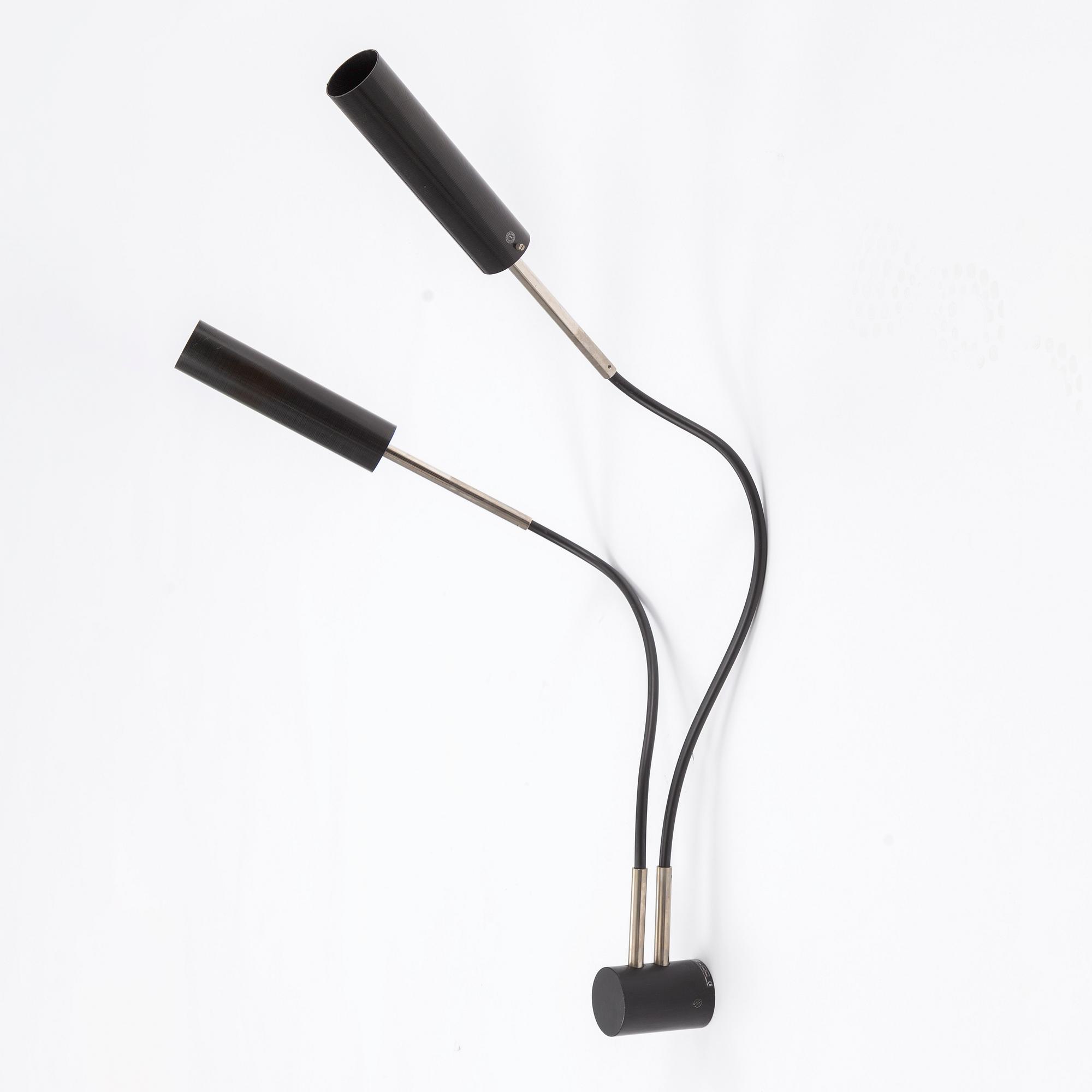 Enzo Catellani, vägglampa, "Lucenera 203", Catellani & Smith, Italien.