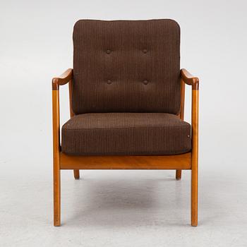 Ole Wanscher, an armchair, France & Daverkosen, Denmark, 1960's-70's.