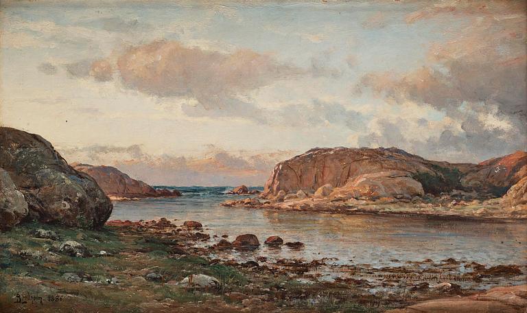 Berndt Lindholm, "Solnedgång i Bohuslän".