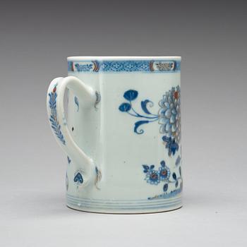 A blue and white jug, Qing dynasty, Qianlong (1736-95).