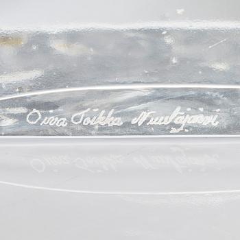 Oiva Toikka, A tablelamp for Iittala, signed Oiva Toikka Nuutajärvi.