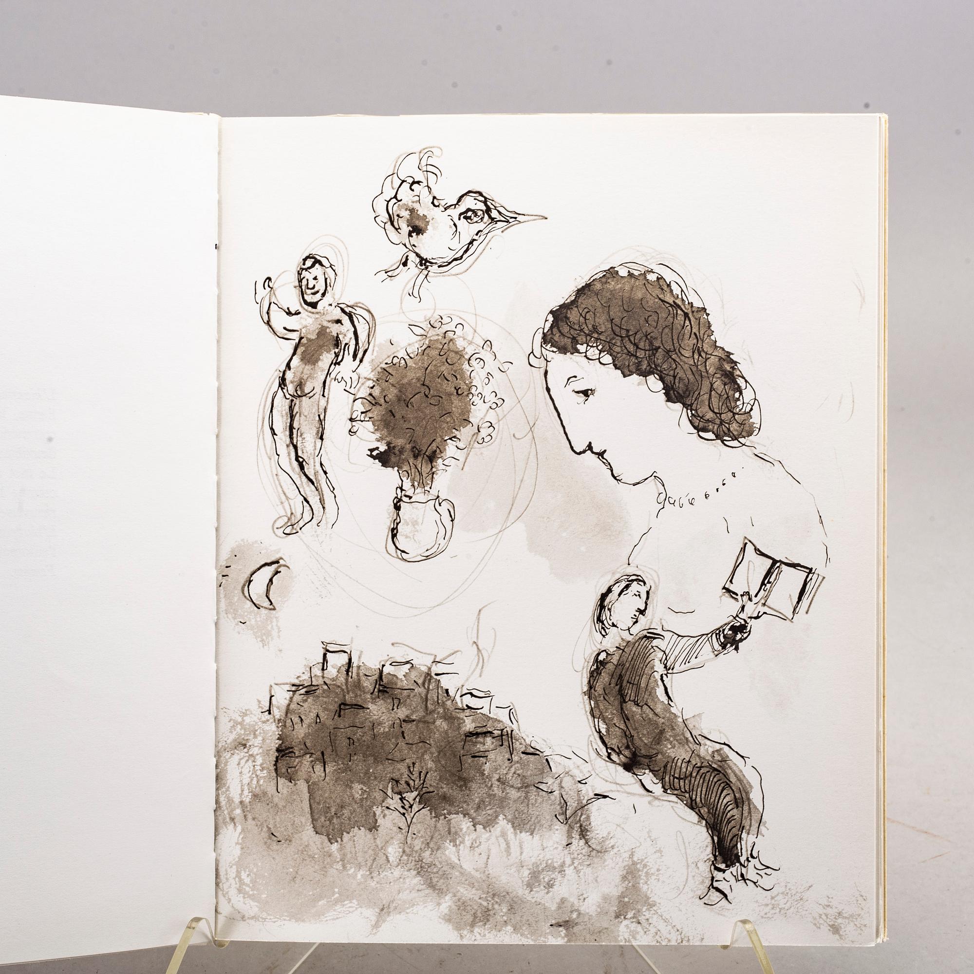 Marc Chagall bok "Lettres d'hivernage" numrerad upplaga 782/2000.