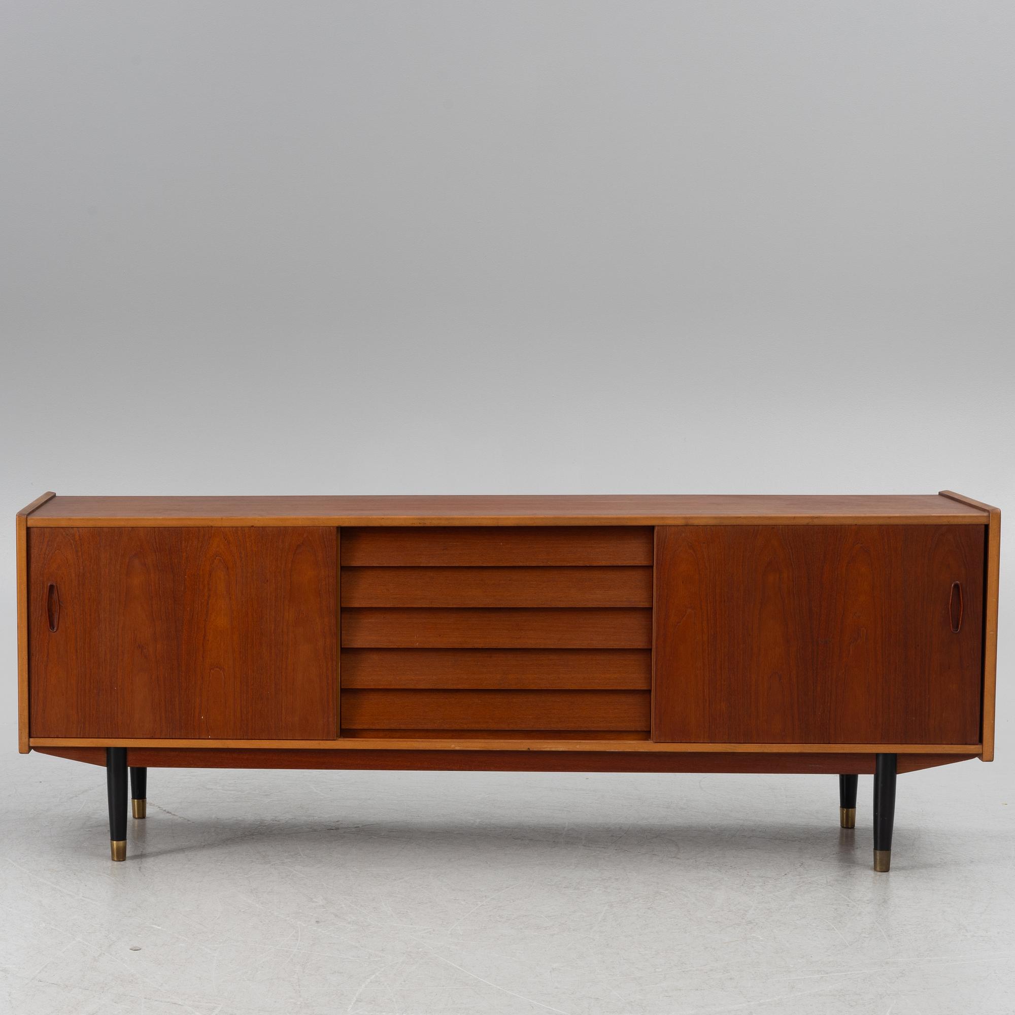 Nils Johnsson, sideboard, "Trio", Hugo Troeds, Bjärnum, 1960s.