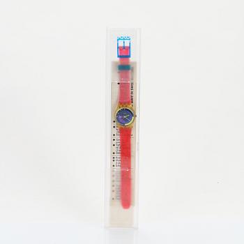 Swatch, Pink Podium, wristwatch, 25 mm.