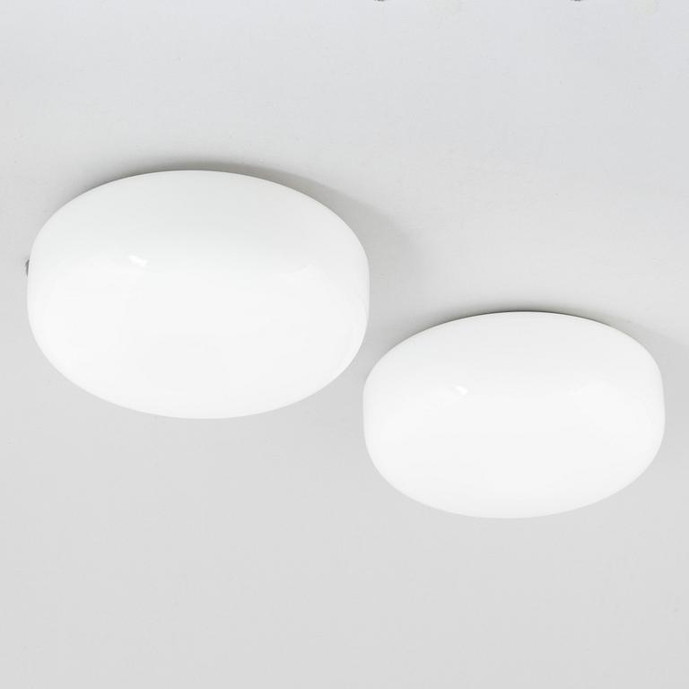 Harald Notini, a pair of ceiling lamps model "10676", Arvid Böhlmarks Lampfabrik, 1930s.