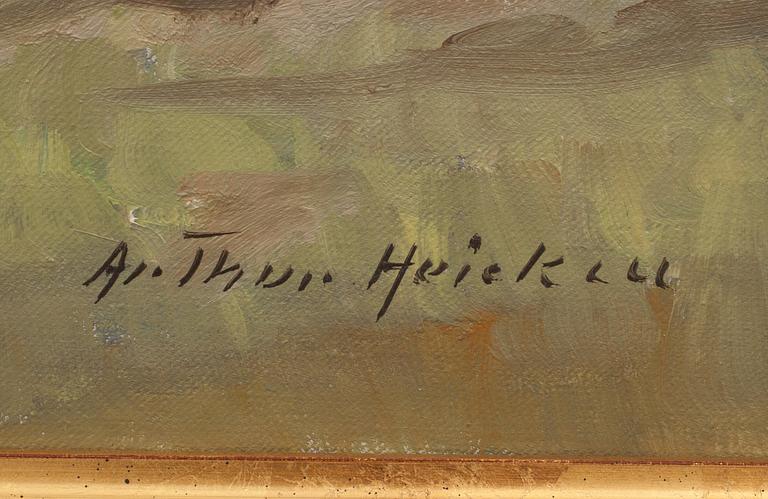 ARTHUR HEICKELL, olja på duk, signerad.