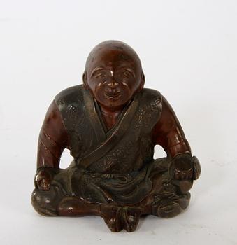 FIGURINER, 4 st, brons, trol Japan.