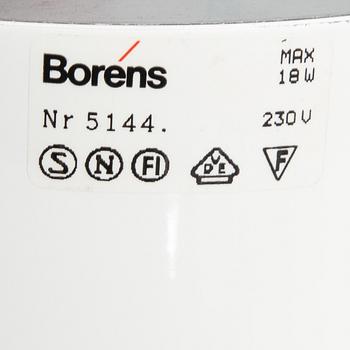 Boréns, wall lamps, 3 pcs, and ceiling lamp, second half of the 20th century.