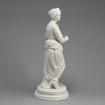A PARIAN FIGURE, Gustafsberg, second half of the 19th century.