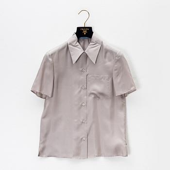 Prada, a silk blouse, size 36.